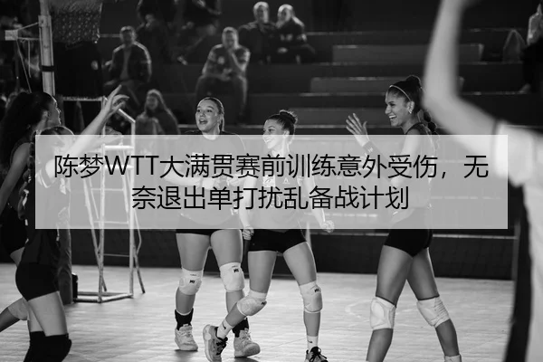 陈梦WTT大满贯赛前训练意外受伤，无奈退出单打扰乱备战计划